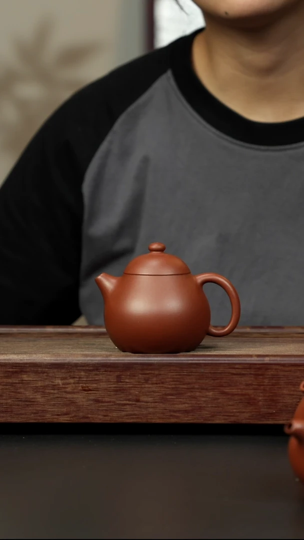 紫砂茶壶超矿标底槽清 文旦