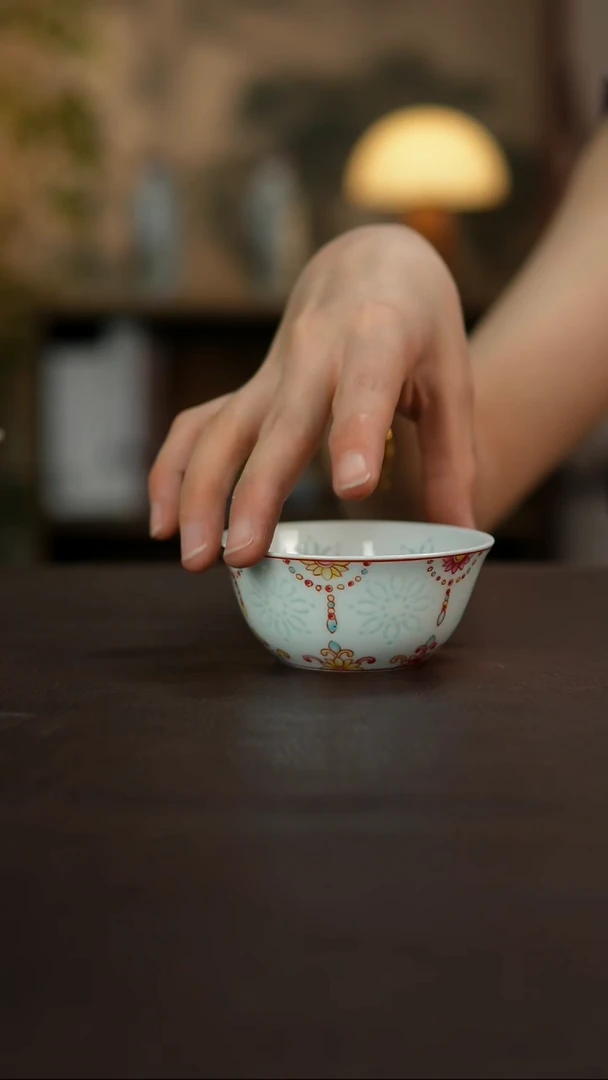 杯景德镇陶瓷杯碗柴烧多人
