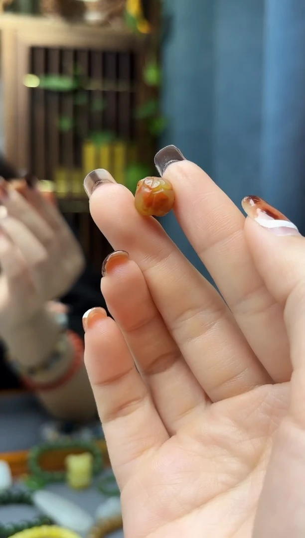 未镶嵌南红玛瑙挂件南红柿子配饰10mm+GW