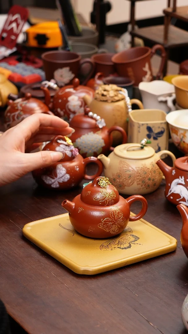 【闪购商品】原矿紫砂手工朱泥杯