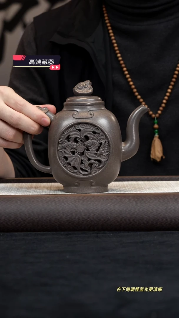 【闪购商品】紫砂茶壶【k026】五福临门