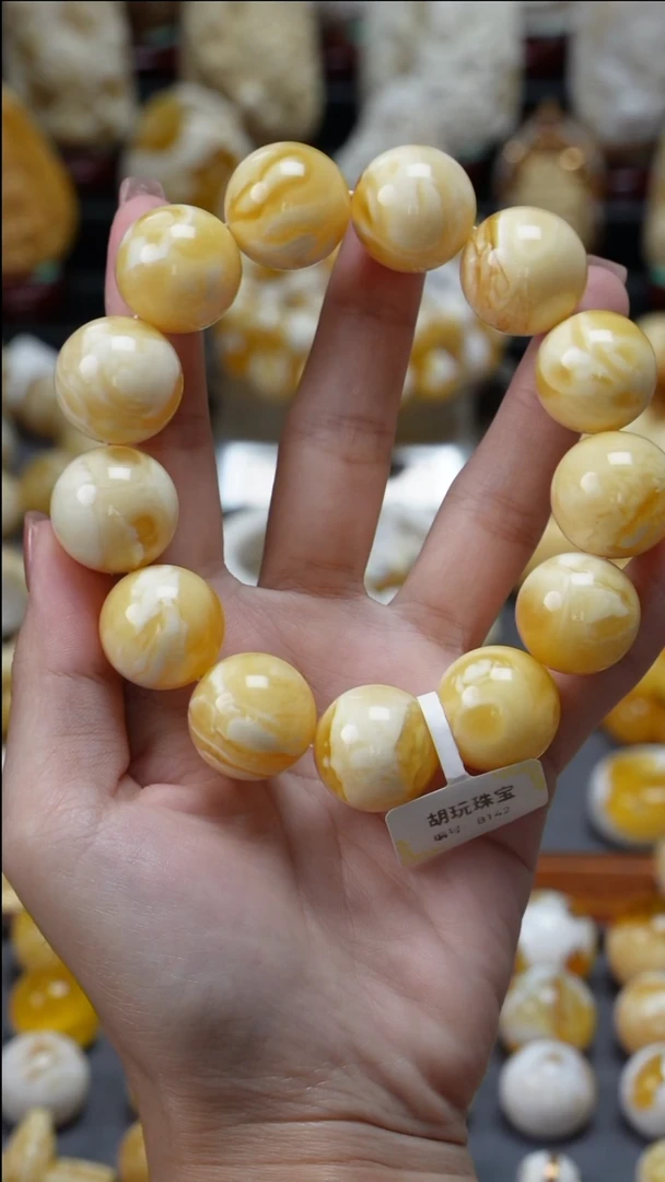 手链琥珀未镶嵌原矿天然琥珀蜜蜡