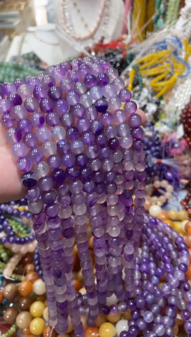 未镶嵌玛瑙/玉髓珠宝半成品卡10一条玛瑙