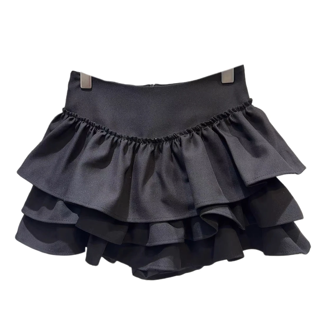 豆豆推荐  花苞裙短裙女0436