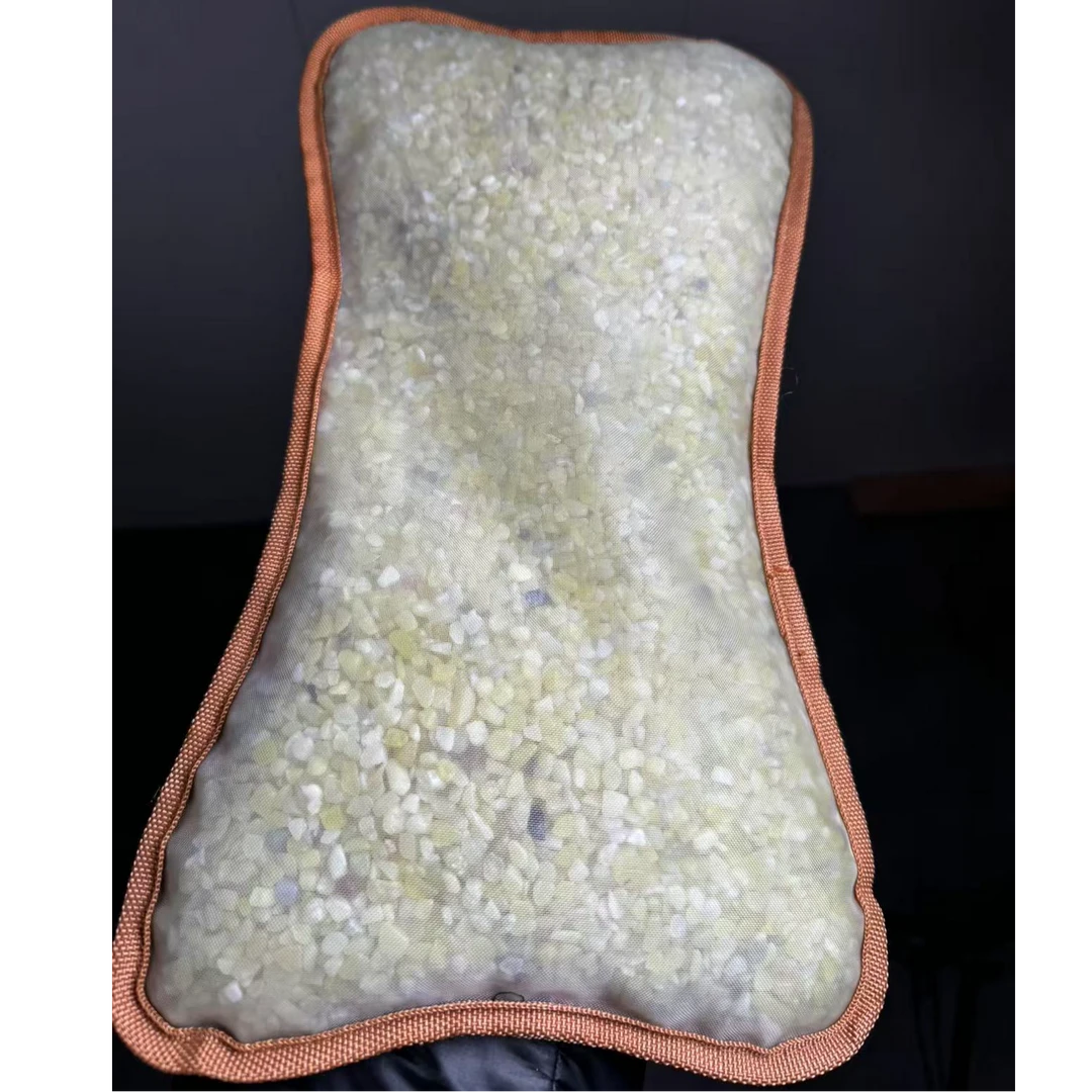 【仔仔臻选】天然岫玉玉石透气冰凉枕头