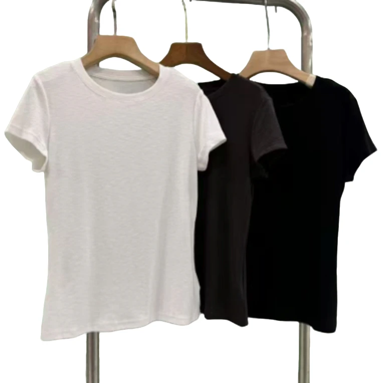 裸感修身短袖T恤0222