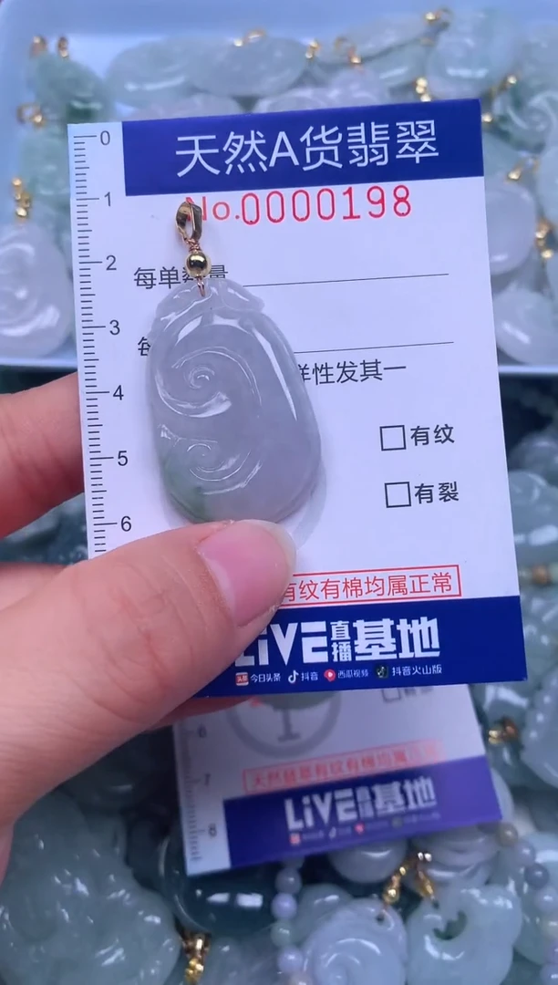 颈饰未镶嵌翡翠天然翡翠