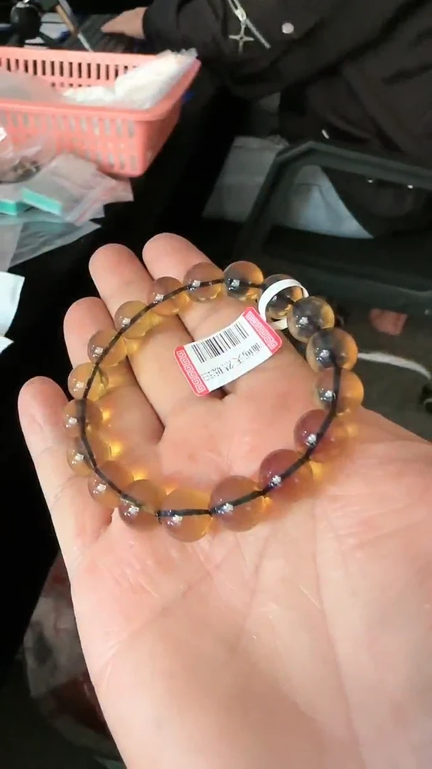 【闪购商品】琥珀手链未镶嵌规格11蓝珀手串#67