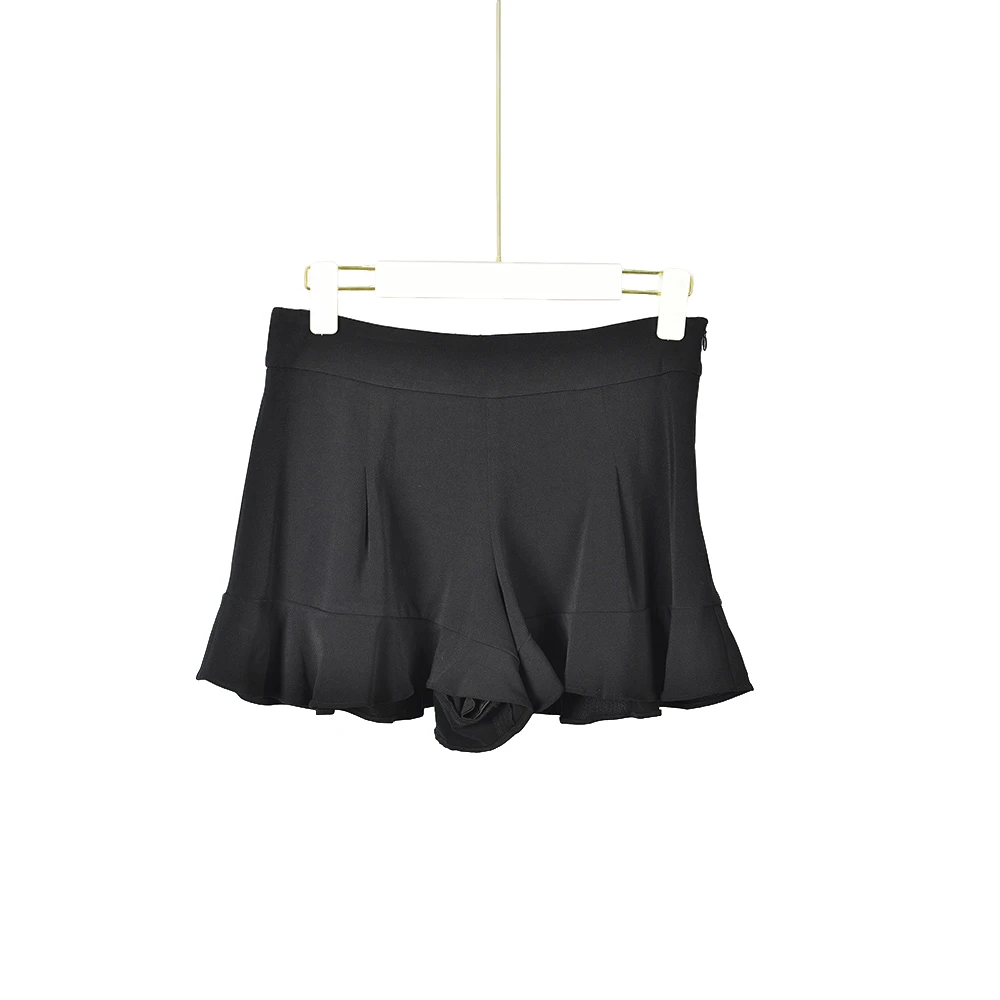 GPA1【专柜捡漏】气质轻奢女装SLDEB-短裤2036-黑色大一码