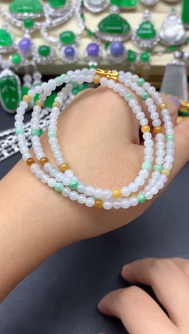 颈饰未镶嵌翡翠124-中国好珍宝