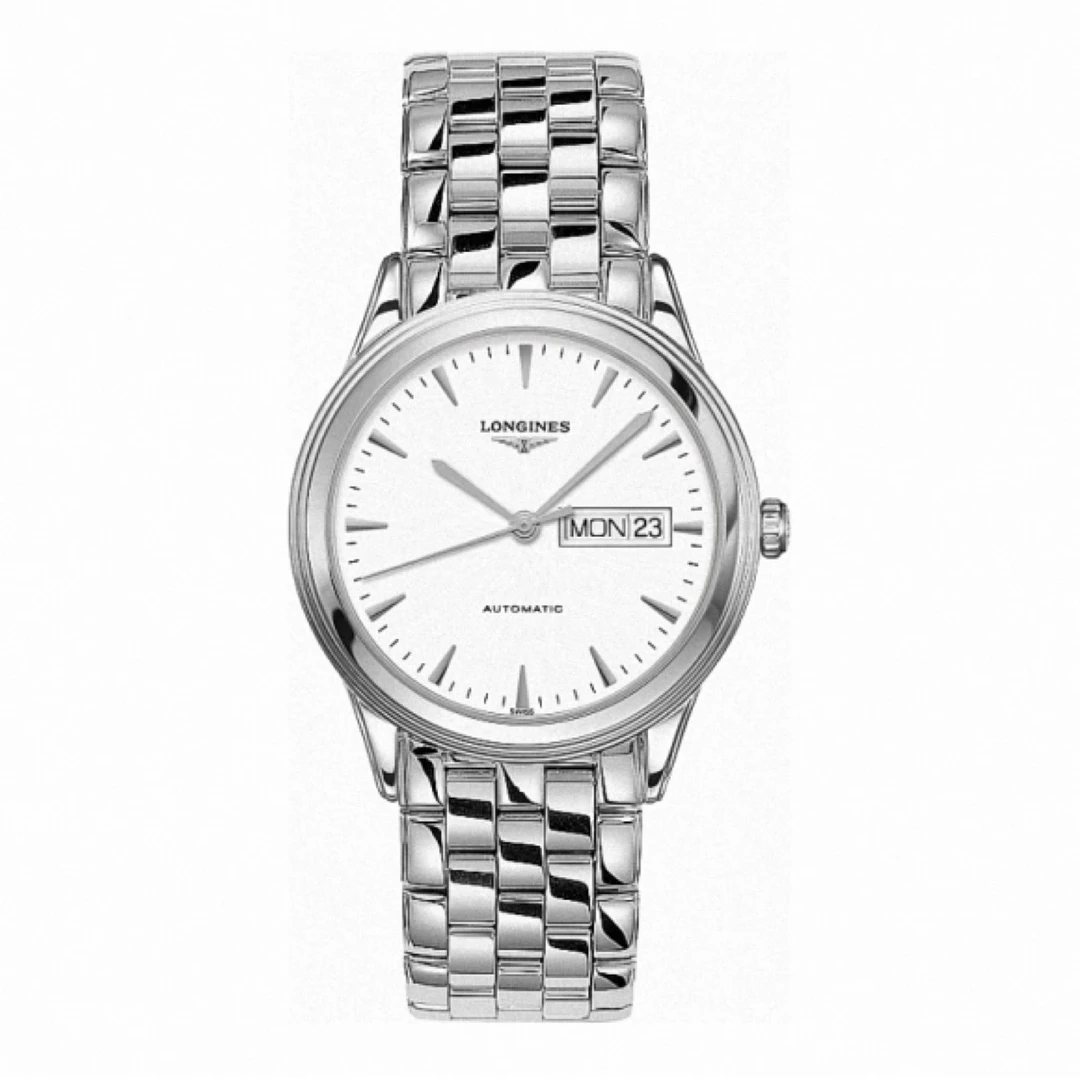 95新 Longines/浪琴 辰辰说表/军旗系列自动男表L4.899.4.12.6