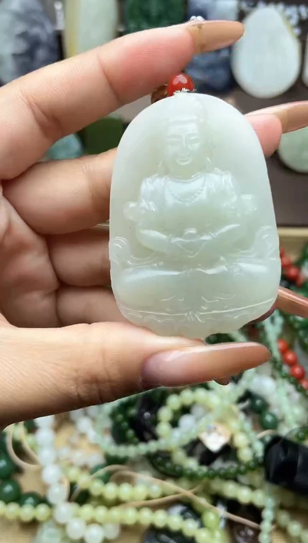 颈饰未镶嵌和田玉未镶嵌和田玉吊坠多样性拍一发一