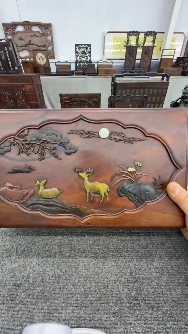 木大**河文房盒（古今木器）