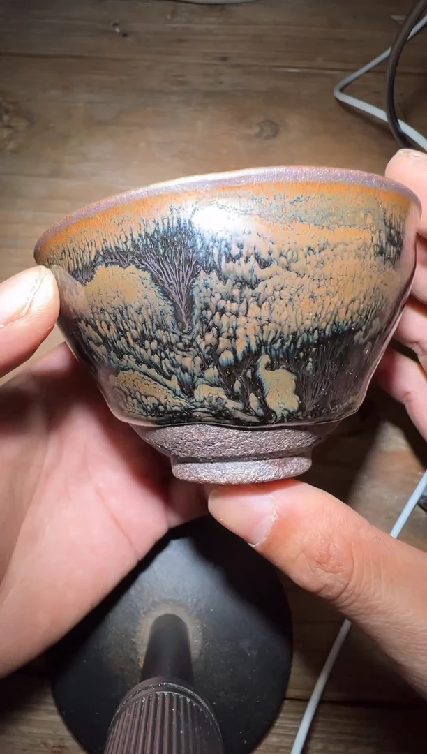 【闪购商品】茶盏老表精选柴烧65