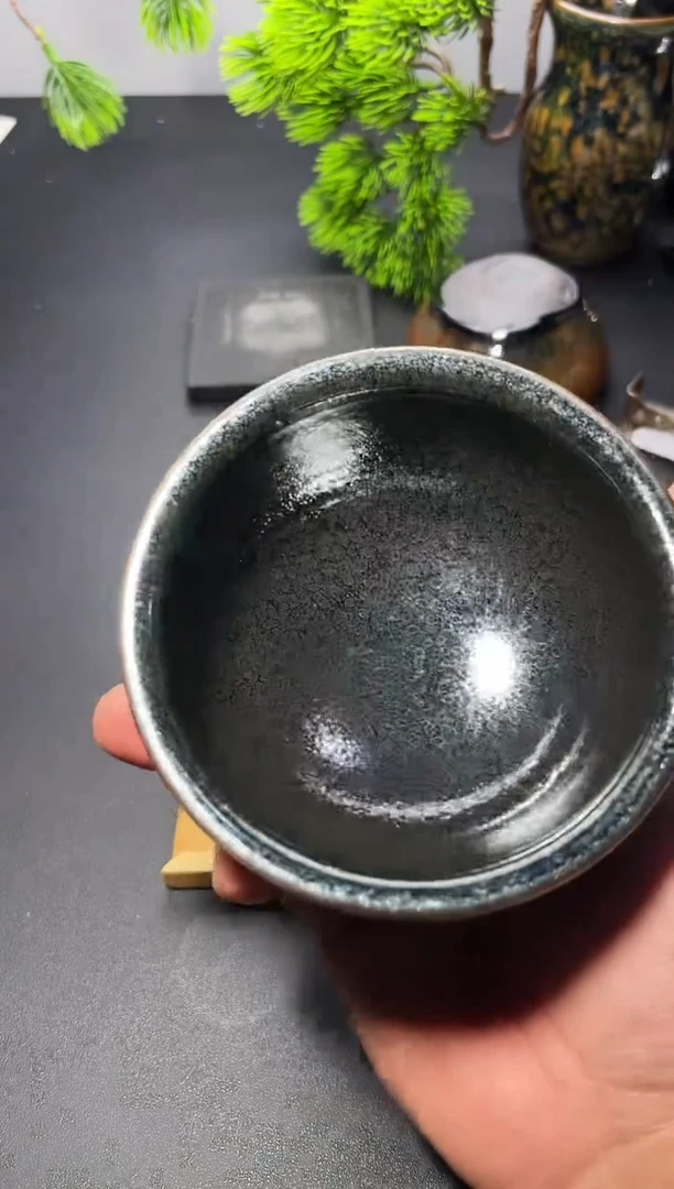 茶盏215 叶紫建盏
