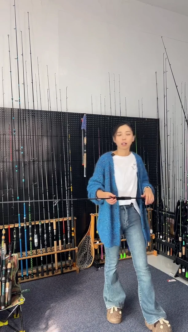 2.1m碳素钓行者2.1米直柄（瑕疵尾货竿，没有售后，介意勿拍）