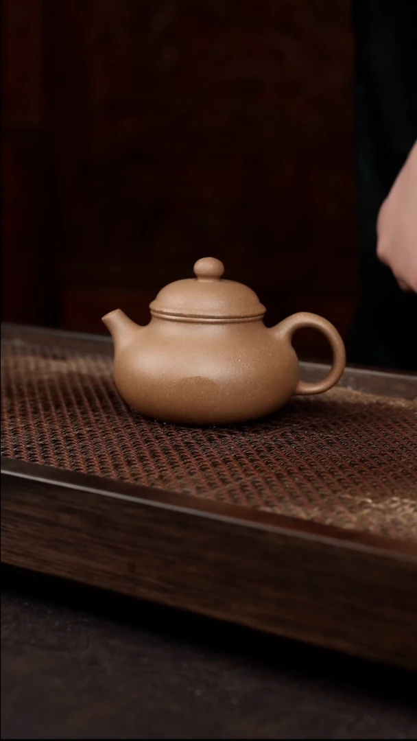 茶壶紫砂芝麻绿容天