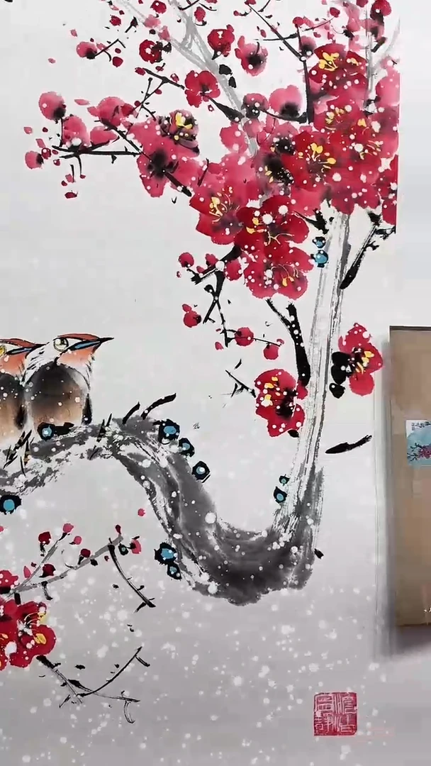 国画李春现/梅开盛世/二平尺