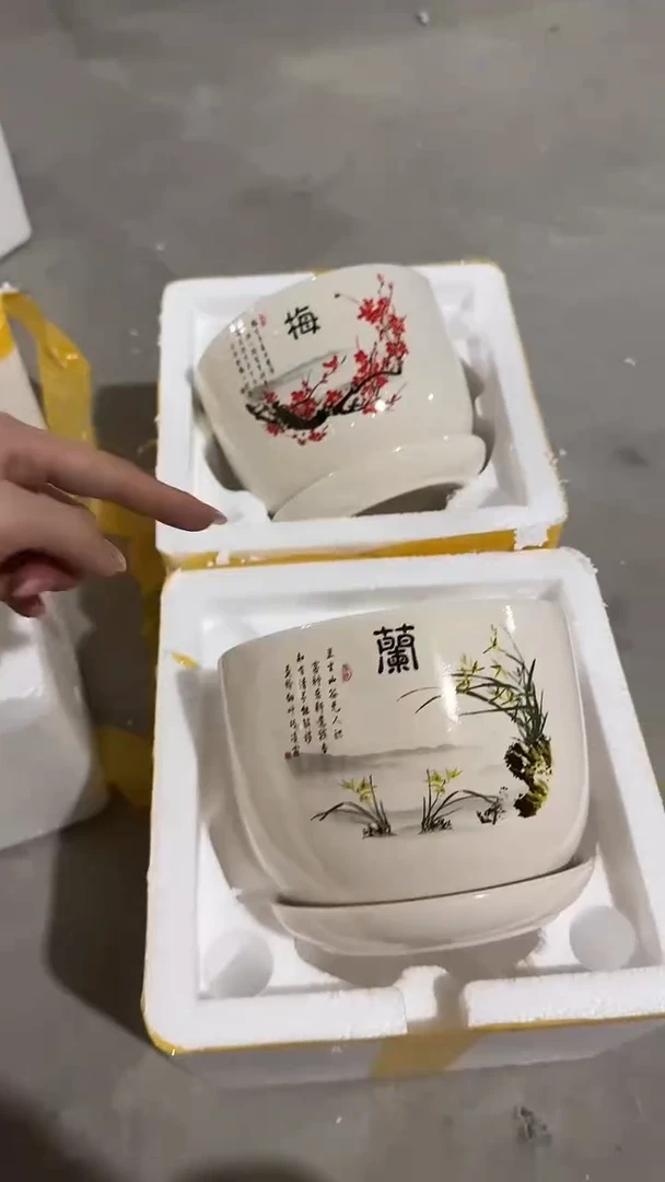 高温陶瓷花盆+17-11