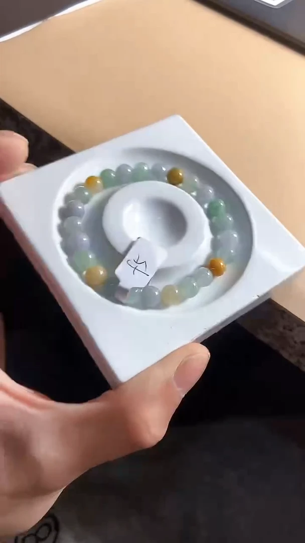 【闪购商品】翡翠手串未镶嵌天然翡翠A货手串F5