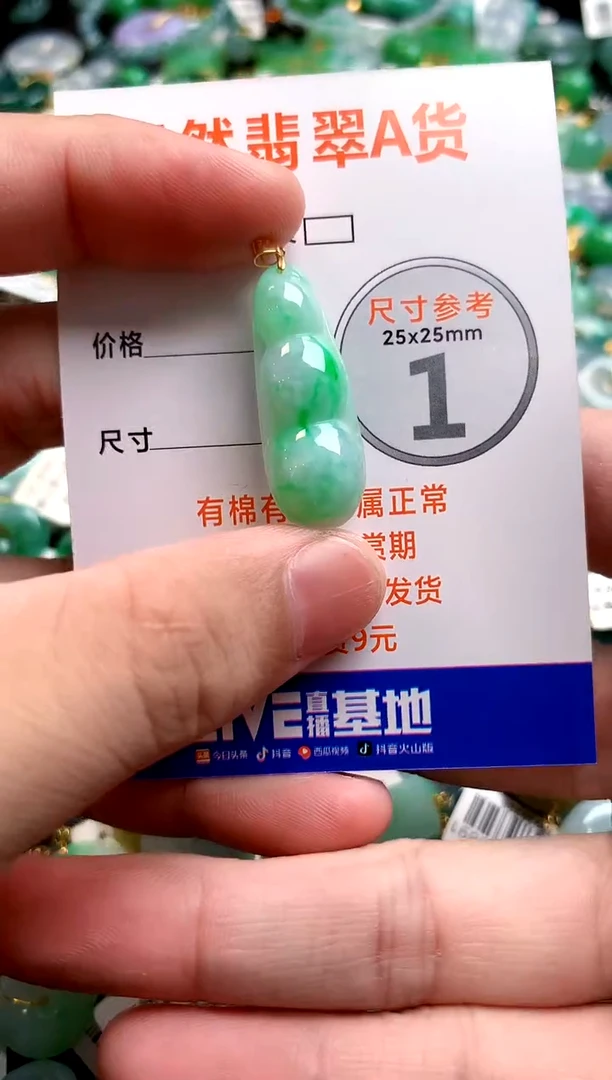 颈饰18K金镶嵌翡翠1003080127
