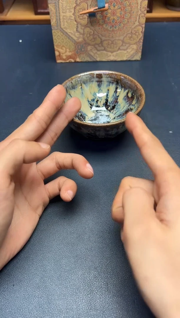 茶盏春**雨建盏主人杯---------------