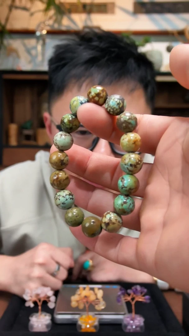 未镶嵌绿松石手串绿松石手串ZD12*+