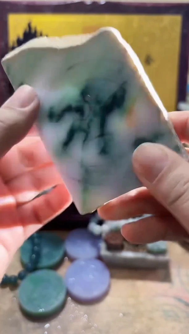 未镶嵌挂件翡翠A货常星8214