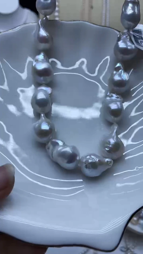 项链未镶嵌淡水珍珠项链多样性发其一