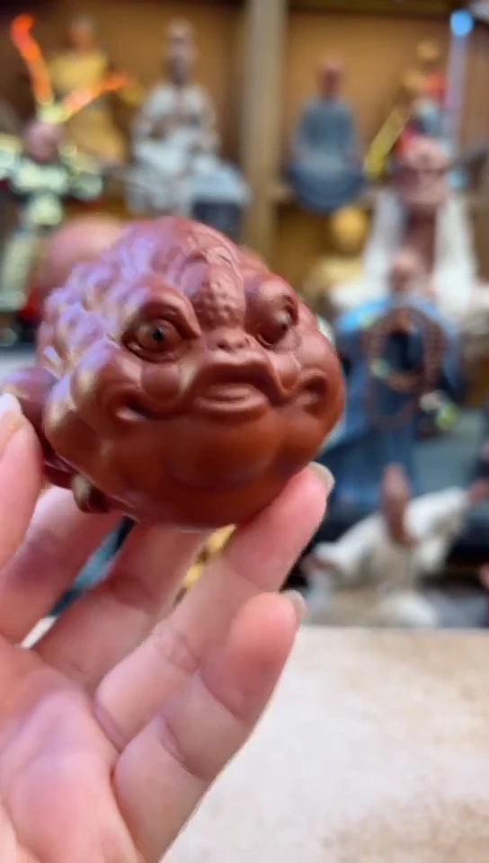 紫砂茶宠器闵茶宠摆件