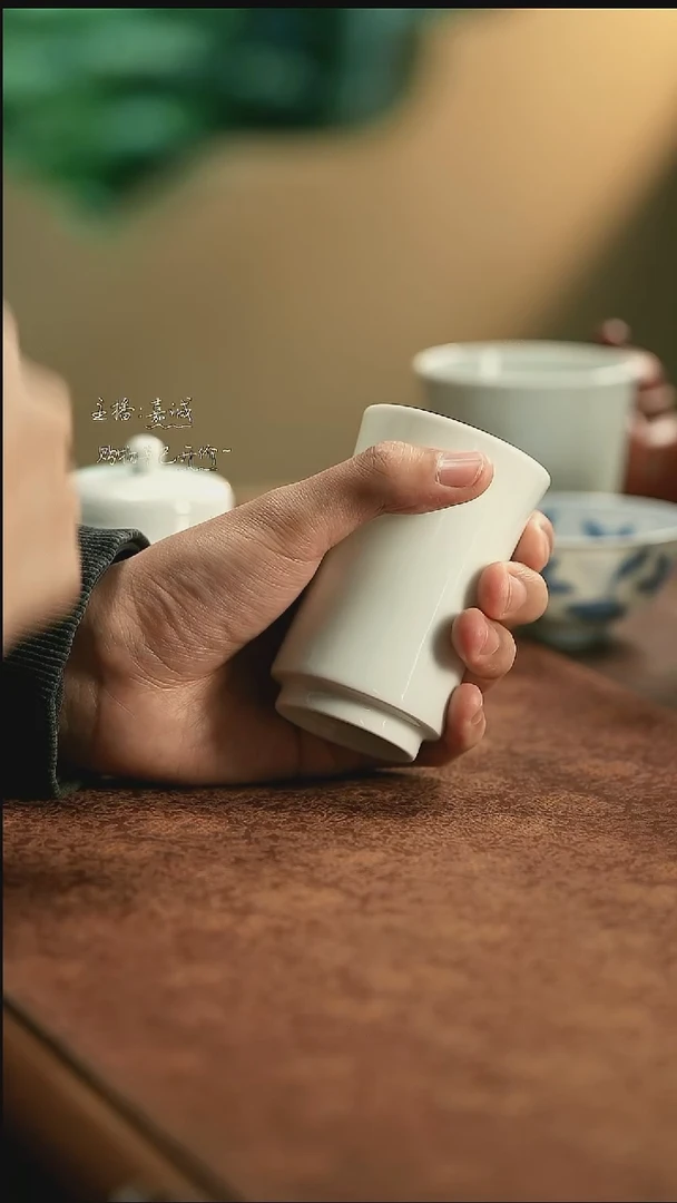 大***铁竹节白杯     三余作器手工器皿