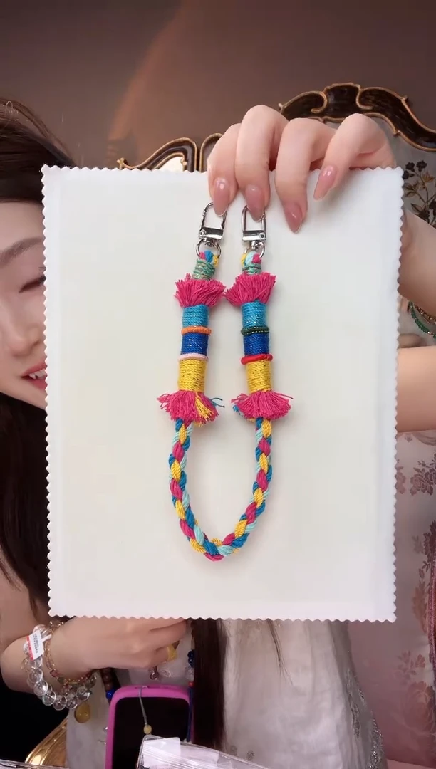 织绣纯手工编绳任意挂