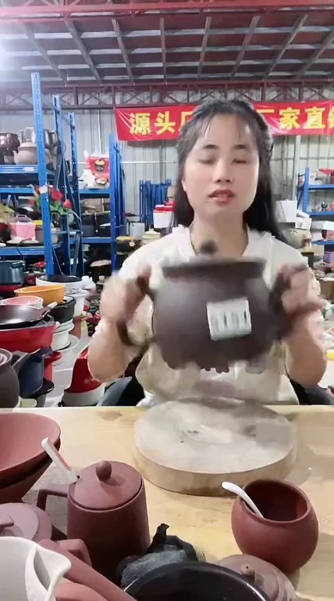 陶5151瑕疵紫砂养生壶带盖