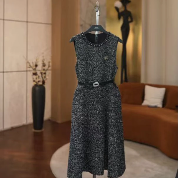 香风秋季新款显瘦国风复古时尚气质宽松连衣裙WX-A1234