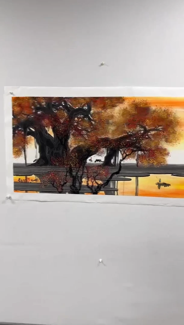 国画蒙尚智-8平尺-国画+