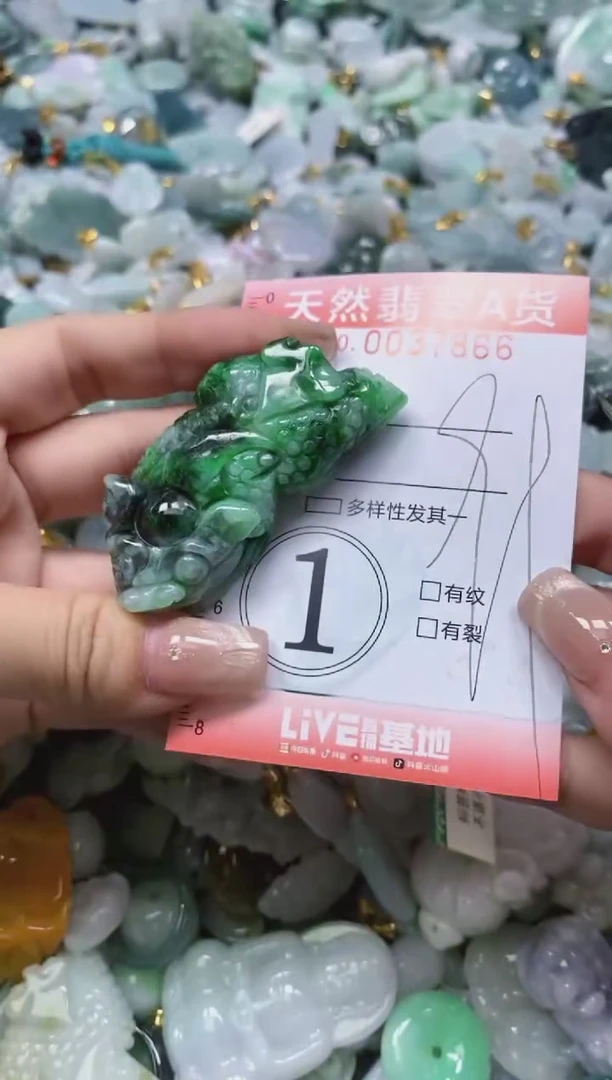翡翠未镶嵌颈饰闪购0037866