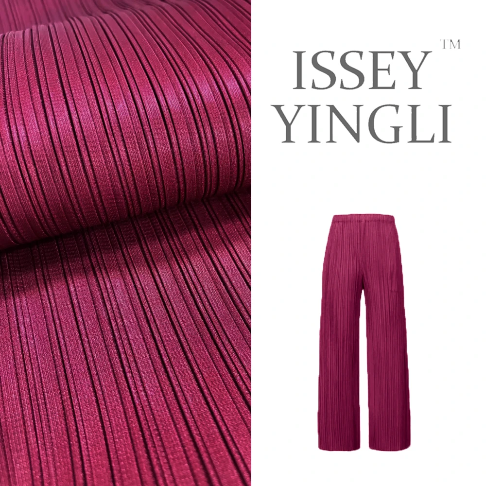 莉褶褶皱女休闲百搭kk直筒裤高端女装气质休闲裤2675