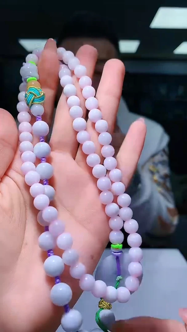 【闪购商品】定制翡翠未镶嵌1052hm-毛货珠链29