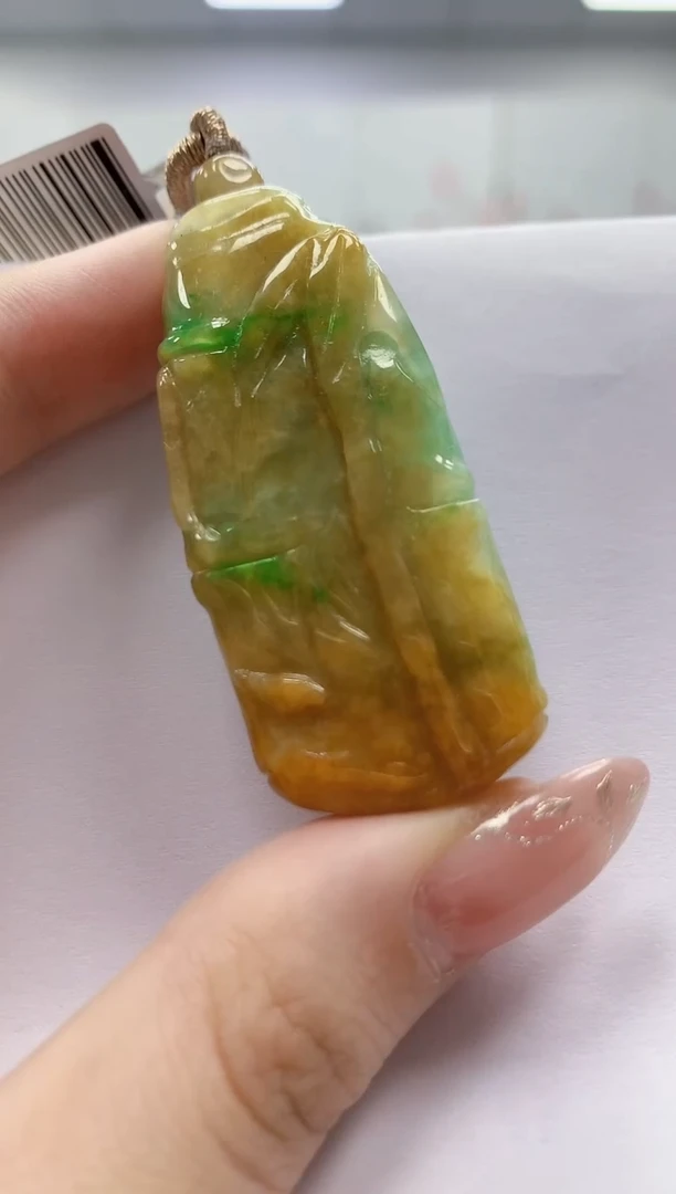 未镶嵌定制翡翠5145jw-毛货挂件19