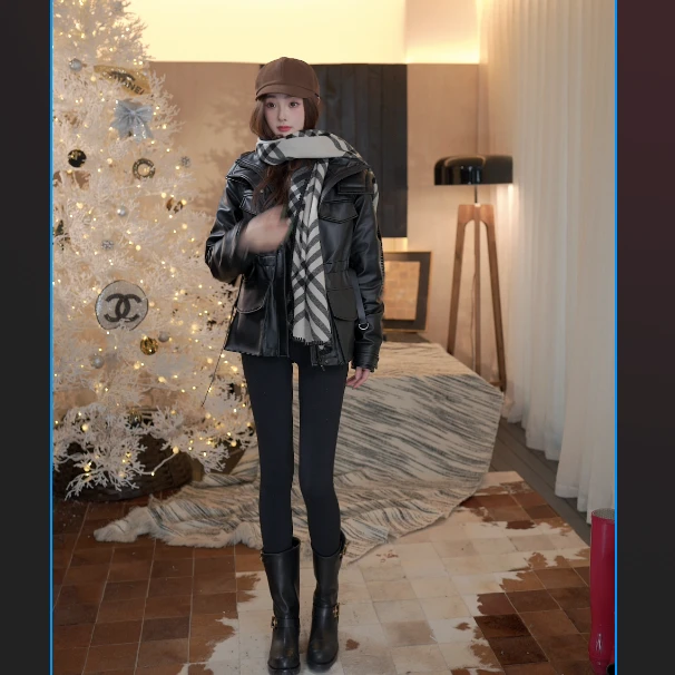 【靴】中古骑士靴孟加拉进口A级牛皮圆头靴