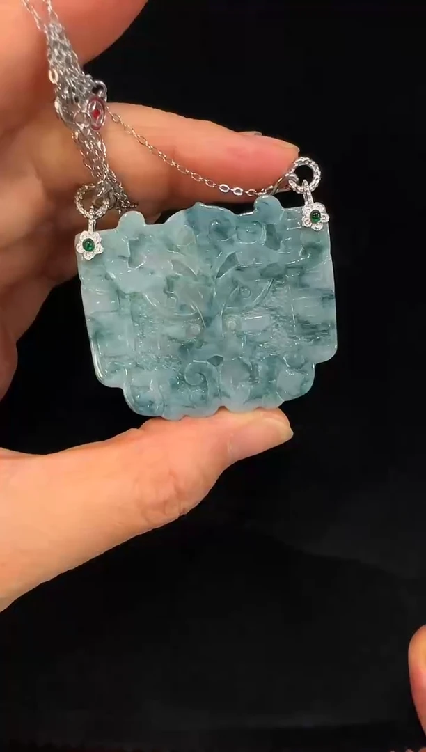 颈饰未镶嵌翡翠国风