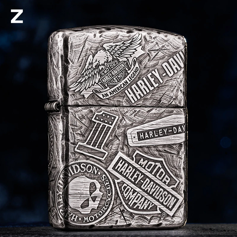 Zp打火机盔甲机古银千语哈雷十一章煤油防风滑轮礼品男士收藏级
