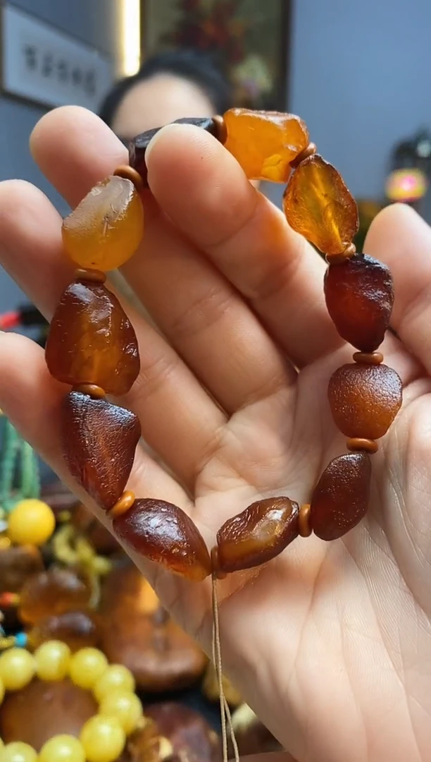 手串琥珀未镶嵌手串
