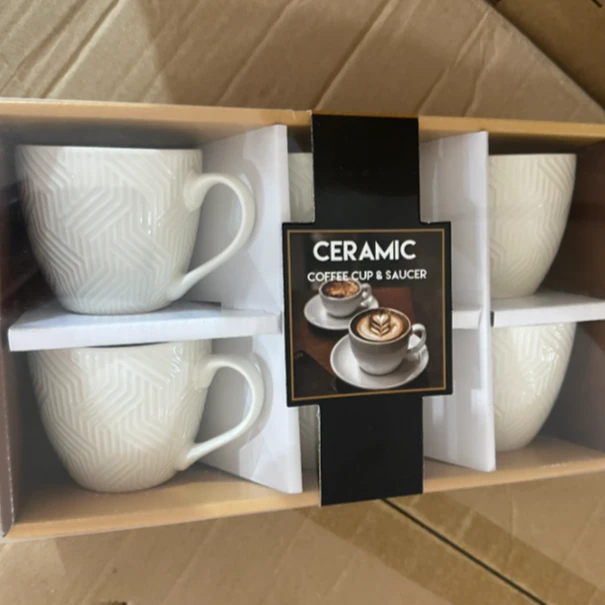陶瓷杯咖啡杯有把饮水杯家用牛奶杯