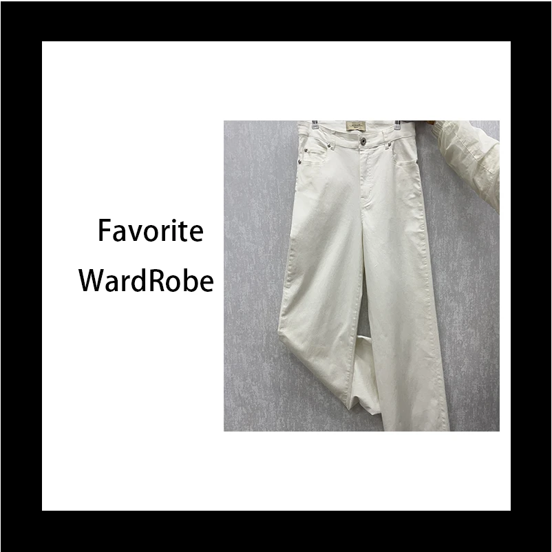 1003 MX白色牛仔裤