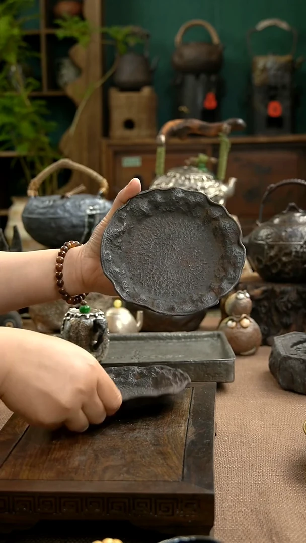 合**道不能退换原矿陶土手作柴烧壶承