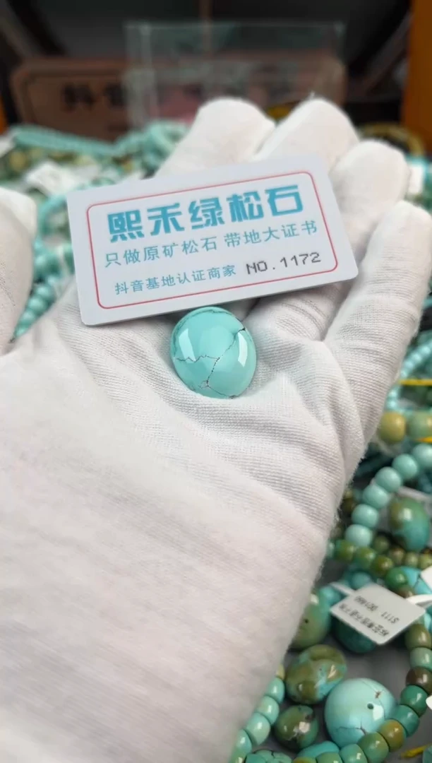 未镶嵌绿松石松石1172