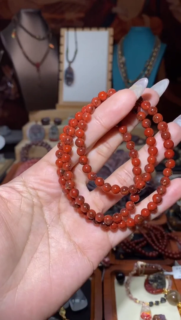 【闪购商品】水晶多圈手串未镶嵌红极光