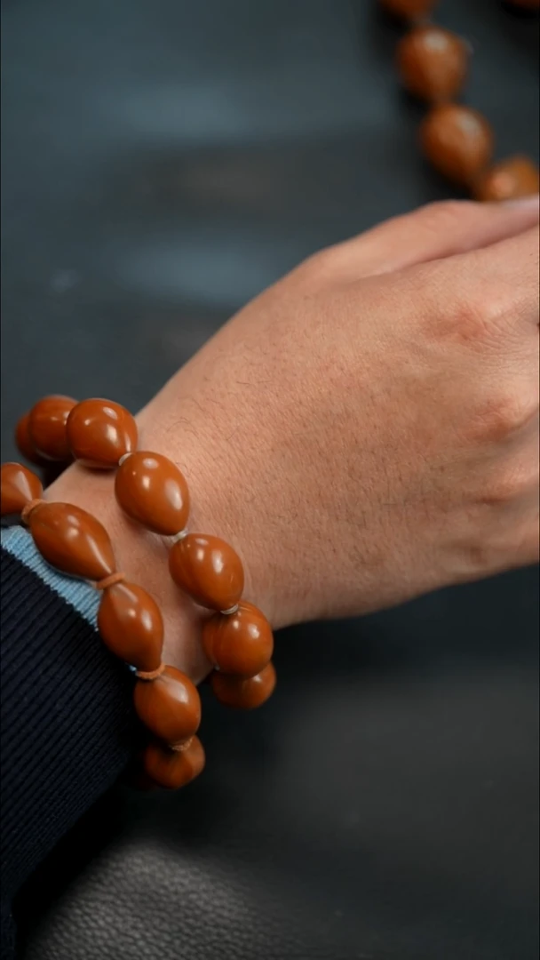 手串/手链橄榄核棕鲨  鹅蛋