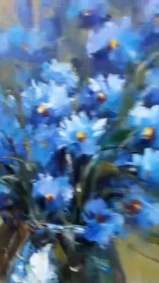 油画陶宗健-50*60-油画作品-花卉